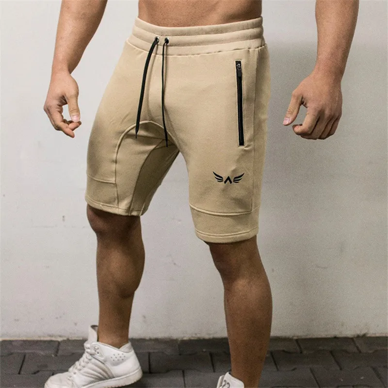 Men Shorts Fitness Bottom Short Pant-6