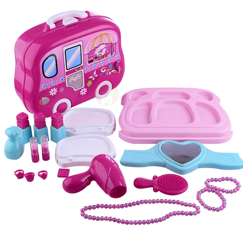 Najtaniej Makijaż dla dzieci zabawki dla dziewczynek gry dla dzieci kosmetyki udawaj zestaw do gry fryzjerstwo makijaż uroda zabawka dla dziewczyny rozwijającej grę
