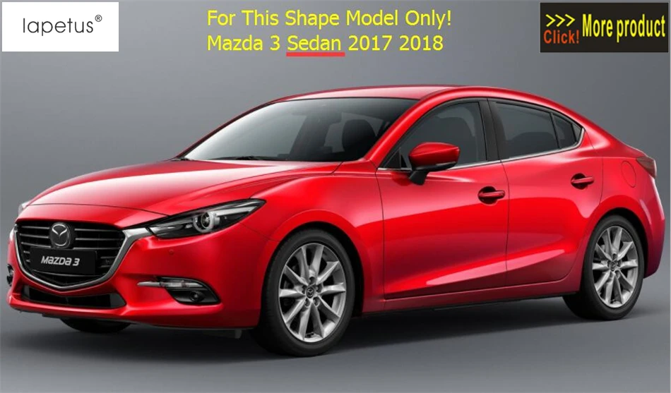 Lapetus Аксессуары для Mazda 3 AXELA Sedan задняя противотуманная фара декоративная рамка формовочная крышка комплект отделка