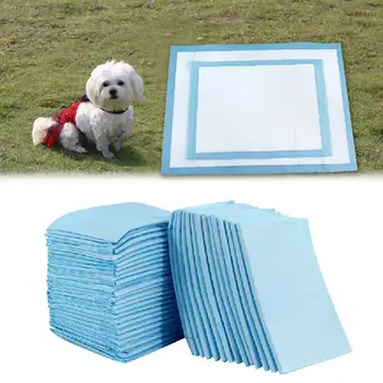 

100Pcs Dog Cat Rabbit Diapers Sanitary Deodorant Nappy Pad Mat Pet Supplies Dog Cat Cleaning Products