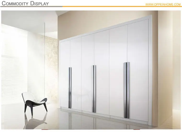 Doors White Lacquer Mdf Swing Door Wardrobe Yg21207