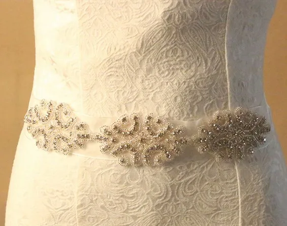 

10pcs/lot Luxury lady crystal Gems bridal sashes belt for wedding party dancing Jy009