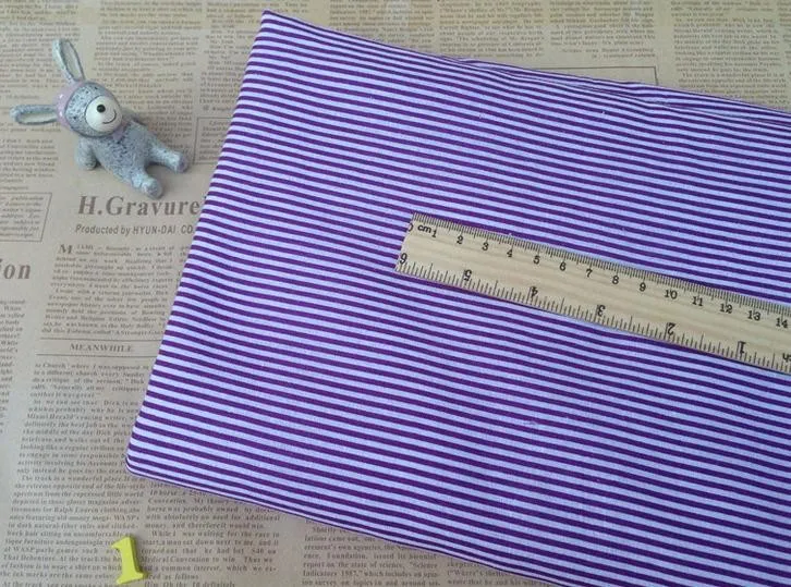 7 шт., 50x50 см, новинка, фиолетовая Цветочная полосатая серия, хлопок, ткань для шитья, тильда, кукольная ткань, сделай сам, лоскутное шитье, текстильная ткань
