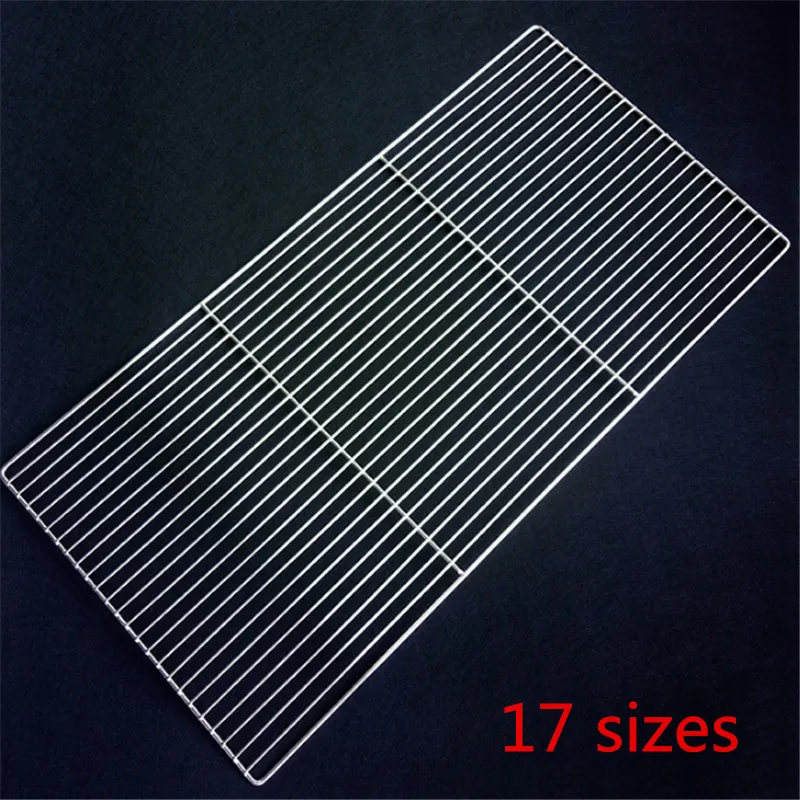 

barbecue bbq net square grid cooking square bbq grill stainless steel mesh Bar Baking Cooling Frame Fire Flat Chicken Duck Mesh
