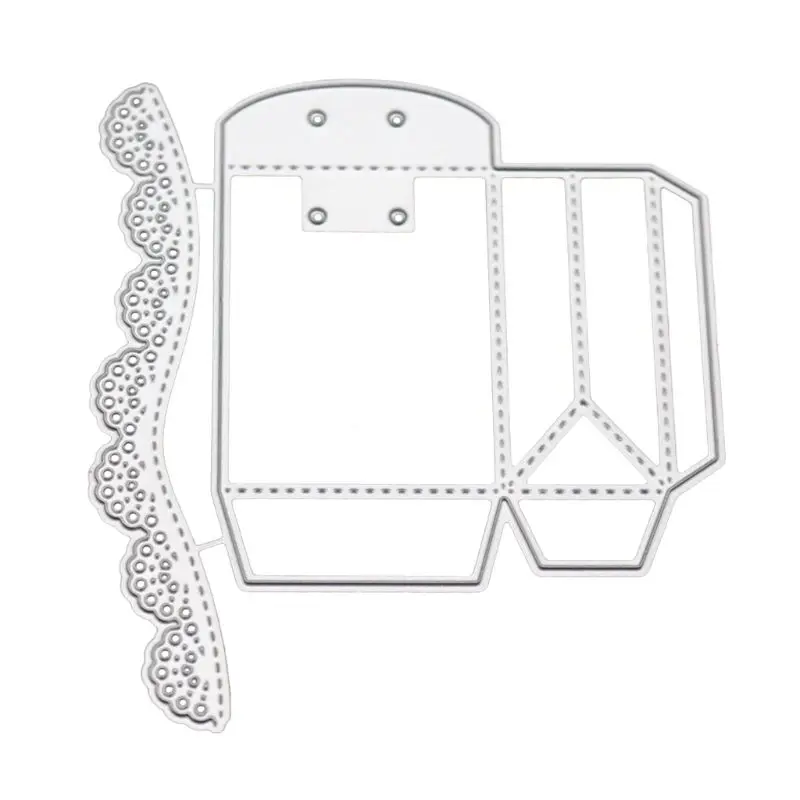 

3D Box Metal Cutting Dies Stencil Cutter for DIY Scrapbooking Album Stamp Paper Card Embossing Craft Decor Gift Wrapping
