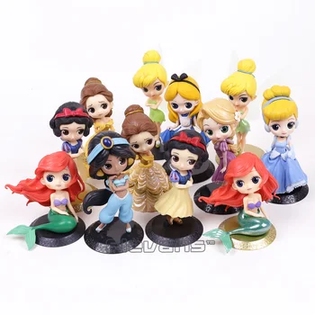 

Q Posket Characters Princesses Toys Dolls Snow White The Little Mermaid Rapunzel Alice Belle Cinderella