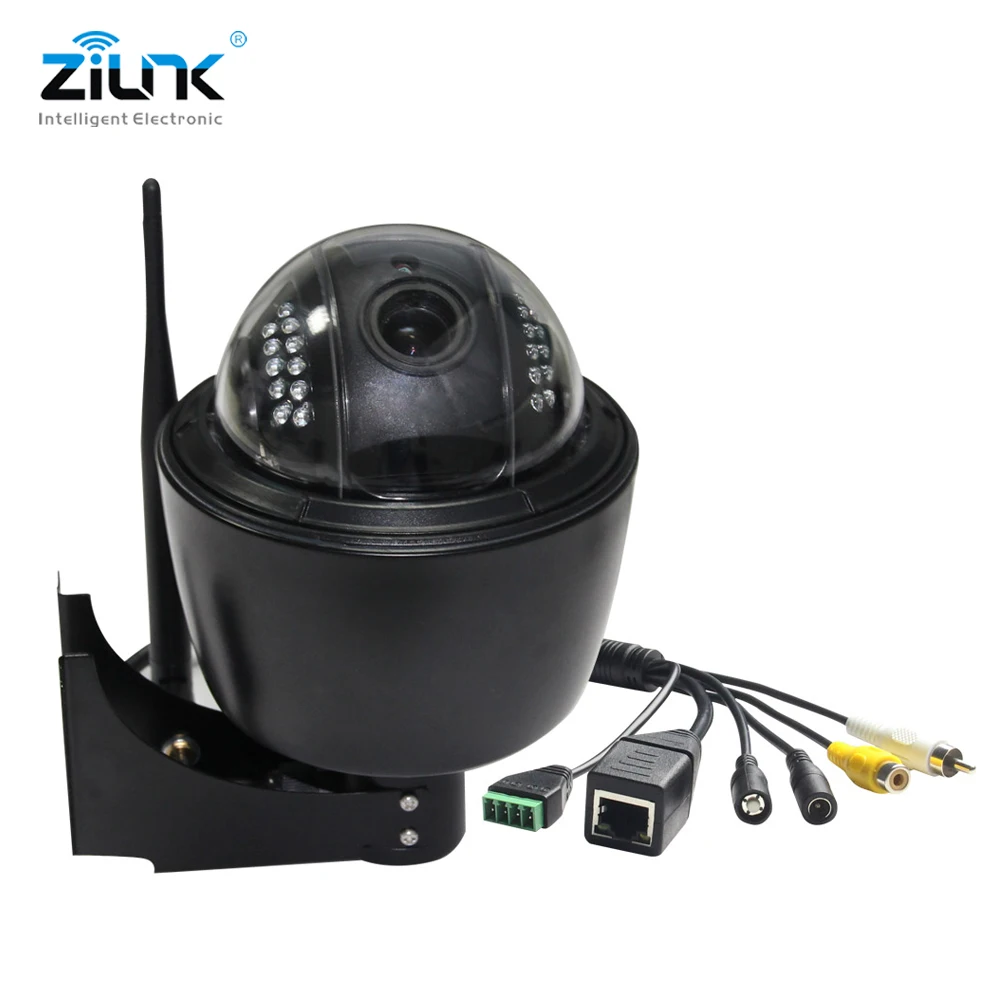 ZILNK Full HD 1080P скоростная купольная IP камера для улицы PTZ 2,7-13,5 мм Автофокус 5x зум IP66 водонепроницаемый Onvif H.264 Wifi беспроводной