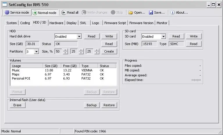 Normal Mode - HDD