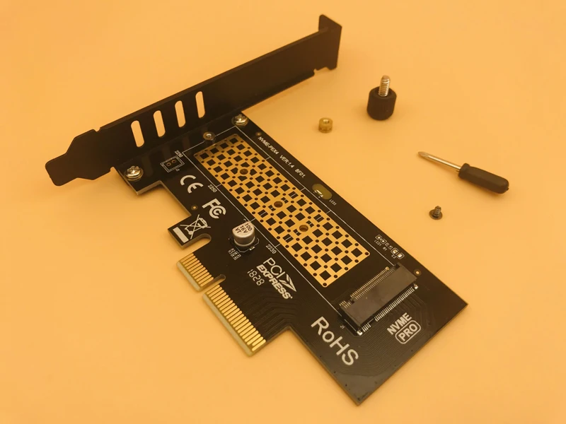 Переходник PCIE на M2 Raiser M.2 NVMe SSD NGFF PCI E X4 адаптер M ключ интерфейсная карта поддержка