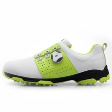 Обувь для гольфа мужская водонепроницаемая демисезонная противоскользящая кожаная обувь мужские спортивные кроссовки обувь для гольфа дышащая