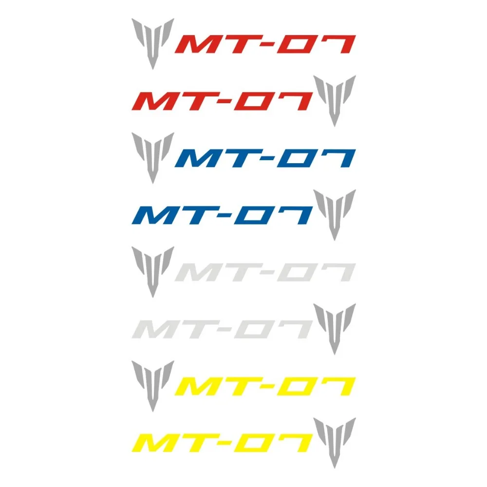 

k-sharp Motorcycle Universal Emblem Reflective Stickers Decals For YAMAHA MT-07 2*pieces