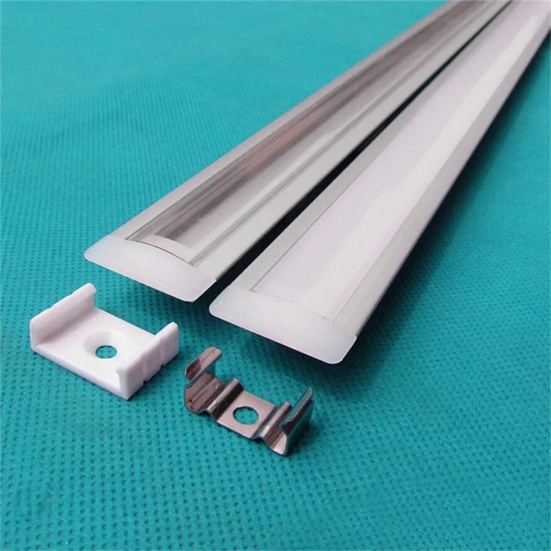 3-20pcs/Lot 20inch 0.5m Led Profile For 3528/5050/5630 Strip Aluminium Housing With Cover 12mm Hard Bar Channel AP-24.5x7 | Лампы и