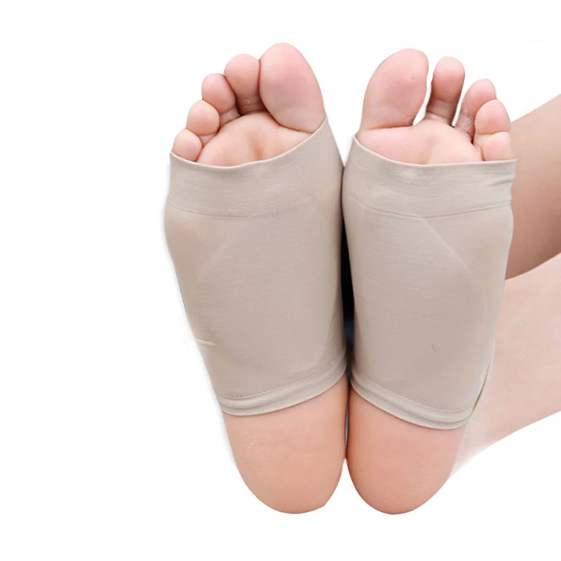 Almofada do pé Esporão de Calcanhar Pares Nova Correção Pedicure Pés Almofada Palmilha Plana Manga Ortopédicos Arch Suporte Fascite Plantar 10 4 Pedicure Pés Almofada Almofada Palmilha Esporão de