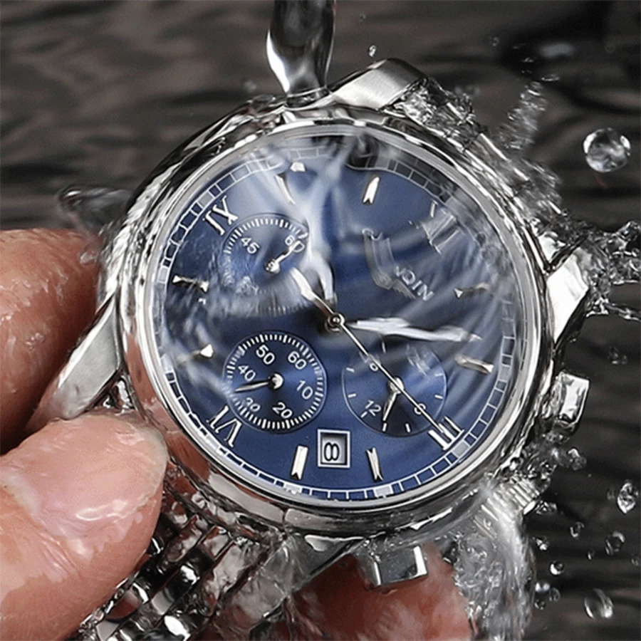 Relogio Masculino GUANQIN Роскошные спортивные часы Топ бренд хронограф кварцевые часы для мужчин 10 бар водонепроницаемый Плавание календарь HD светящиеся