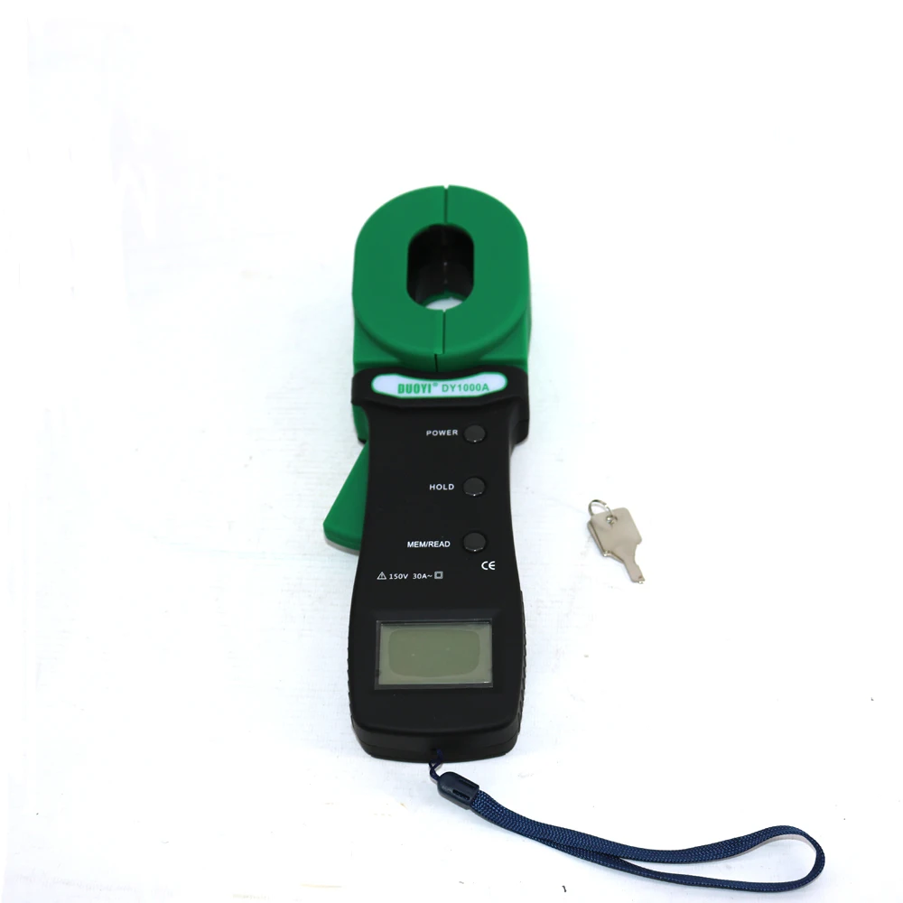 

DUOYI DY1000A Ground Resistance Tester Clamp Meter Industrial Electronic Circuit Resistance Test Tool Clamp-on Ground Resistance