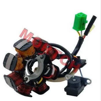 

Chinese scooter GY6 parts GY6 50cc 8 Pole Stator 4 Wires for Scooter ATV Go Karts Moped motorcycle part 139QMB 152QMI 157QMJ