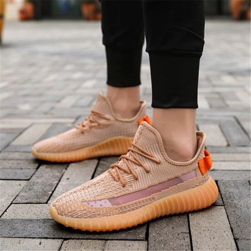 

coconut shoes 2019 explosion models hot global limited couple women's shoes flying woven white shoes breathable casual spo