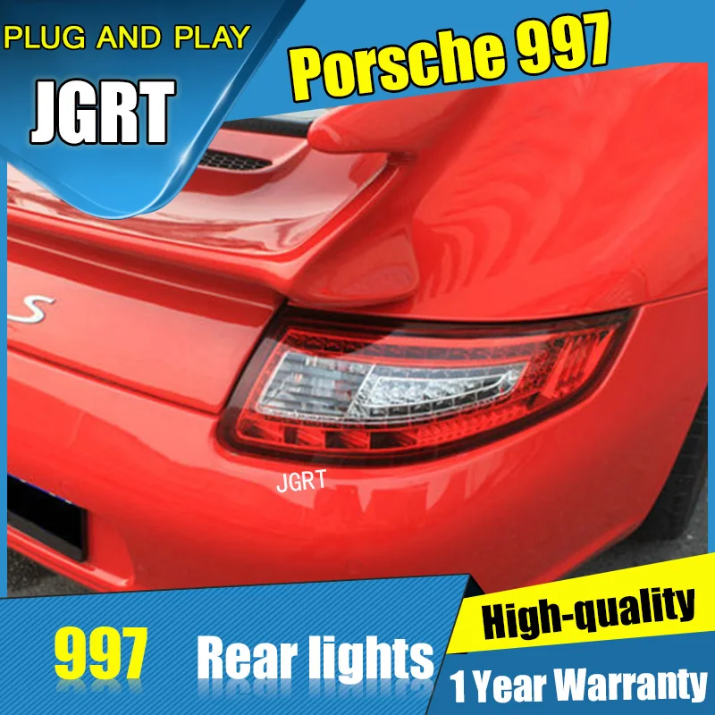 2PCS Car Styling for Porsche 997 Taillights 2005-2009 for 997 LED Tail Lamp+Turn Signal+Brake+Reverse LED light 2PCS Car Styling for Porsche 997 Taillights 2005-2009 for 997 LED Tail Lamp+Turn Signal+Brake+Reverse LED light