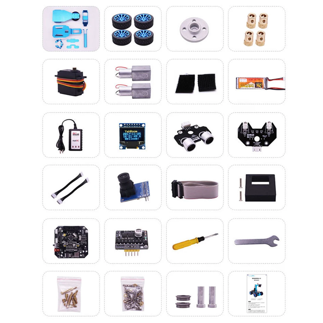  High Quality STM32 Visual Robot OV7670 Camera Tracking OLED Screen Independent Steering Robotics Hi