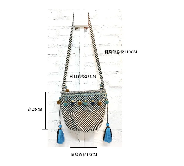 women bag shoulder cross body bags fringe tassel handbag purse (3)