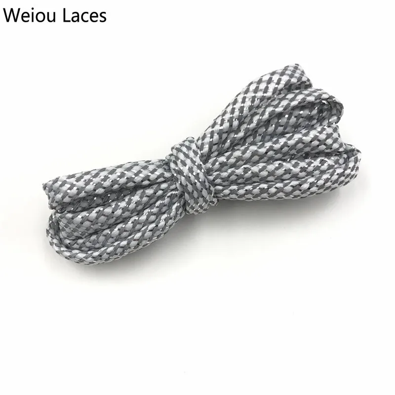 (30pairs/lot) Weiou Glitter Metallic Shoelace Flats Sneaker Sparkle Strings Magic 3M Reflective Visibility Shoe Laces Bootlace