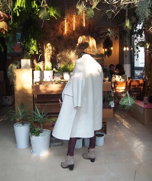 Длинное кашемировое Женское пальто с широкой талией, воротник-стойка, женские шерстяные пальто и куртки больших размеров, Roupas Femininas, корейский стиль, CJJ0091