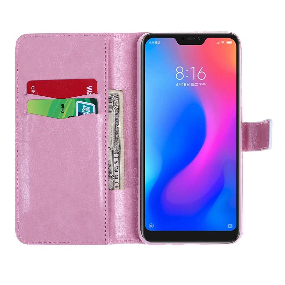 Флип-чехол из искусственной кожи для Coque iPhone 6S 7 Plus XS Max XR чехол для телефона s для Xiaomi mi 8 Red mi 6 6A Note 5 Pro 4X 5A Y1 Lite