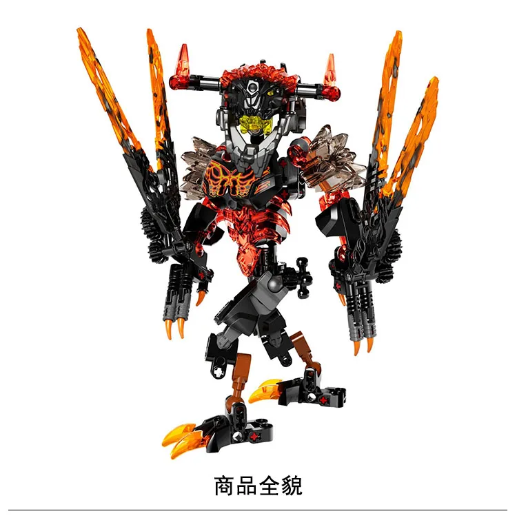 KSZ 613-2 Биохимический воин Bionicle Lava Beast строительные блоки кирпичи игрушки совместимы с 71313 Bionicle