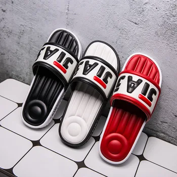 

Women Outdoor Slippers Summer Shoes Beach Slides Lover's Slippers Couple's Slippers Fashion Brand Summer Sandals Flip Flops Flat