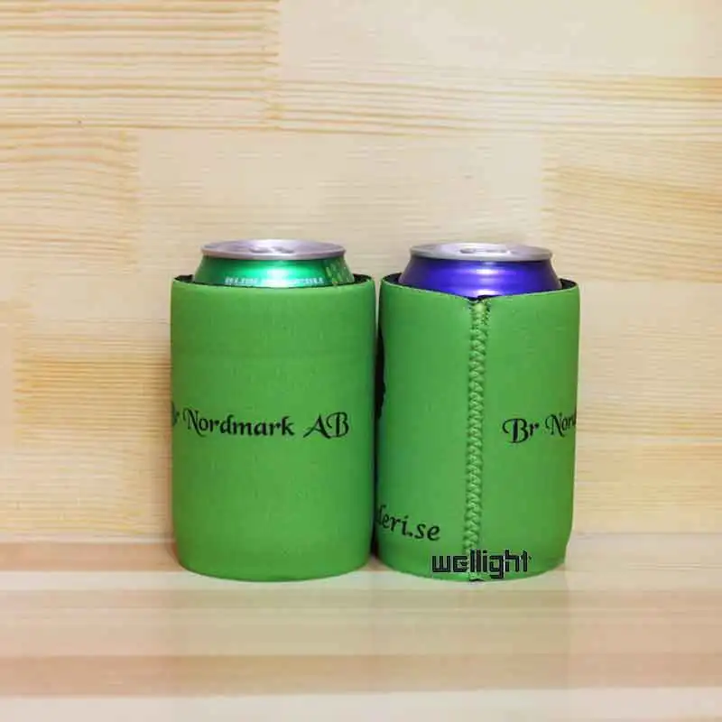 200pcs/lot Print Design Isothermal Cooler For Picnic Beer Can Cover Custom Stubby Holders Insulated Bag Can Cooler Neoprene