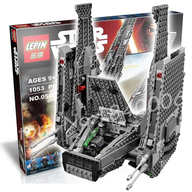 1053pcs 2016 Bela 05006 font b New b font Star Wars Kylo Rens Command Shuttle Building