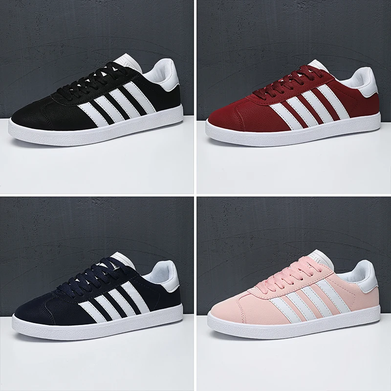 Men Casual Fashion Lace Up PU Canvas Shoes Good Quality Sneakers Men Trainers Shoes Superstar Lovers Shoes Zapatillas Hombre