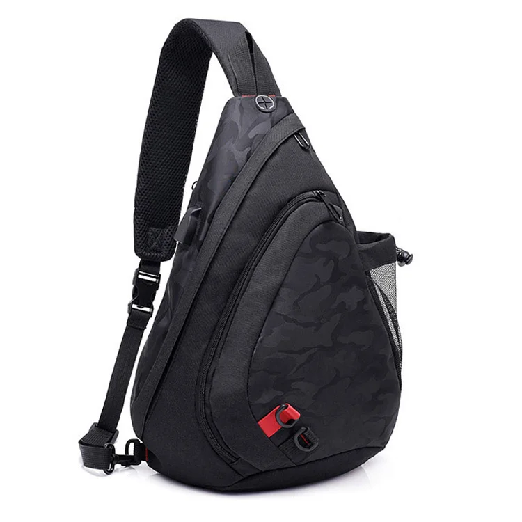 

FashionPie Men'S Sports Bag Polyester Chest Bag For Men Casual Shoulder Bag Men Small