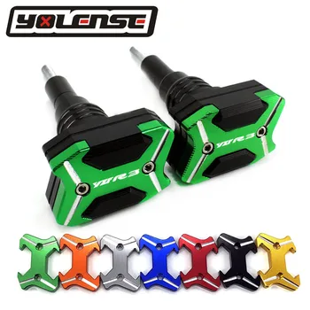 

7 Colos Motorcycle CNC Frame Slider Falling Protection Protectors Anti Crash Caps For Yamaha YZFR3 YZF R3 2013 2014 2015