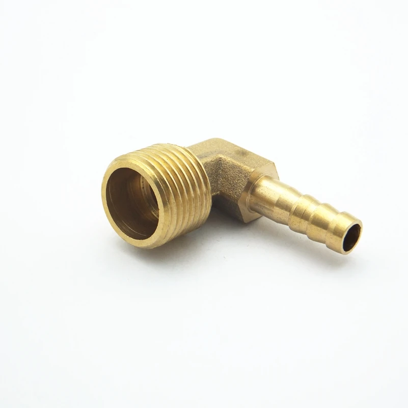KTS LOT 2 Hose Barb I/D 8mm x 1/2 BSP Male Thread Elbow Brass Coupler Splicer Connector Fitting for Fuel Gas Water KTS LOT 2 Hose Barb I/D 8mm x 1/2 BSP Male Thread Elbow Brass Coupler Splicer Connector Fitting for Fuel Gas Water
