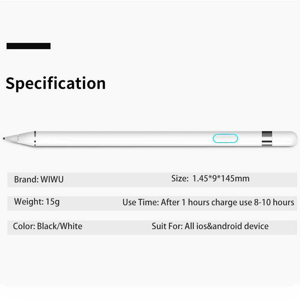 WIWU карандаш Tchnology ручка для сенсорного экрана стилус Карандаш для Apple iPad и iPad Pro Apple ios и Android система
