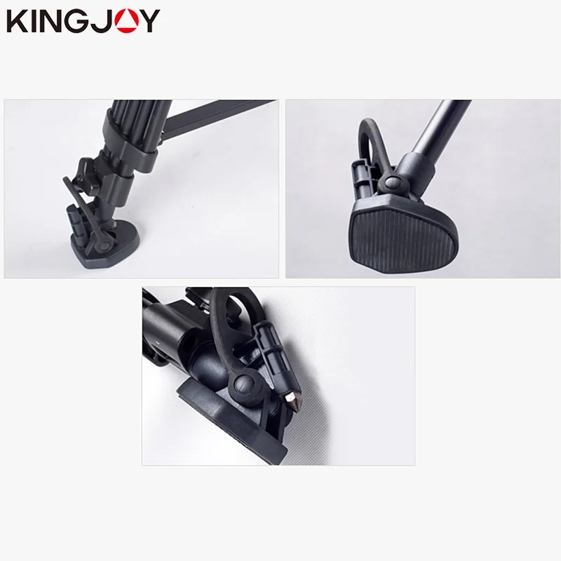 KINGJOY официальный VT-3500+ VT-3530 Профессиональный штатив-Трипод для видеокамеры стабильный демпфирующий штатив Комплект для всех моделей