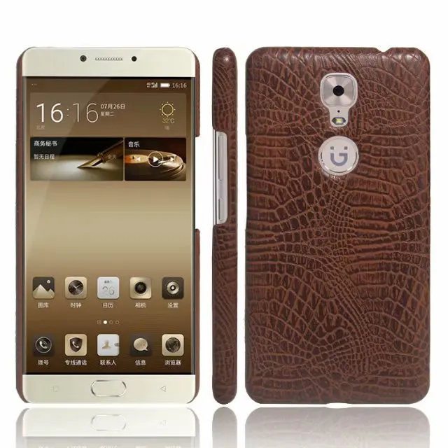 

For power five max 5.5 case leather phone cases for highscreen power five max Crocodile cover shell