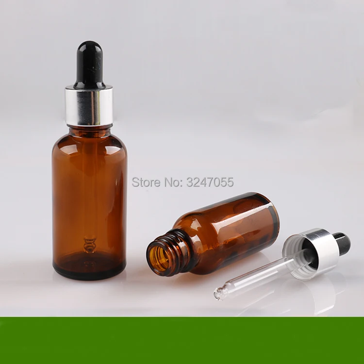 Пустые стеклянные коричневые капельницы 5ml10ml15ml20ml30ml50ml100ml для эфирного масла