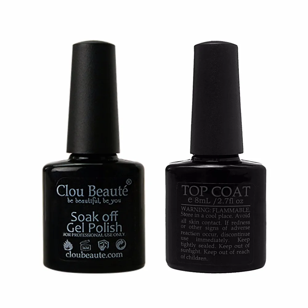Долговечный гель для ногтей clou beaute 1 цвет УФ отмачиваемый Гель лак верхнее и
