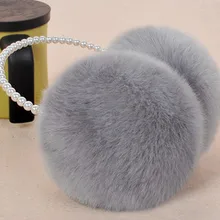 Теплые наушники для женщин, девушек, милые плюшевые пушистые теплые меховые наушники, наушники для ушей, зимние наушники