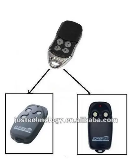 Superlift garage door replacement remote control 433MHZ rolling code top quality normstahl t433 4 compatible replacement remote control 433 92mhz rolling code top quality