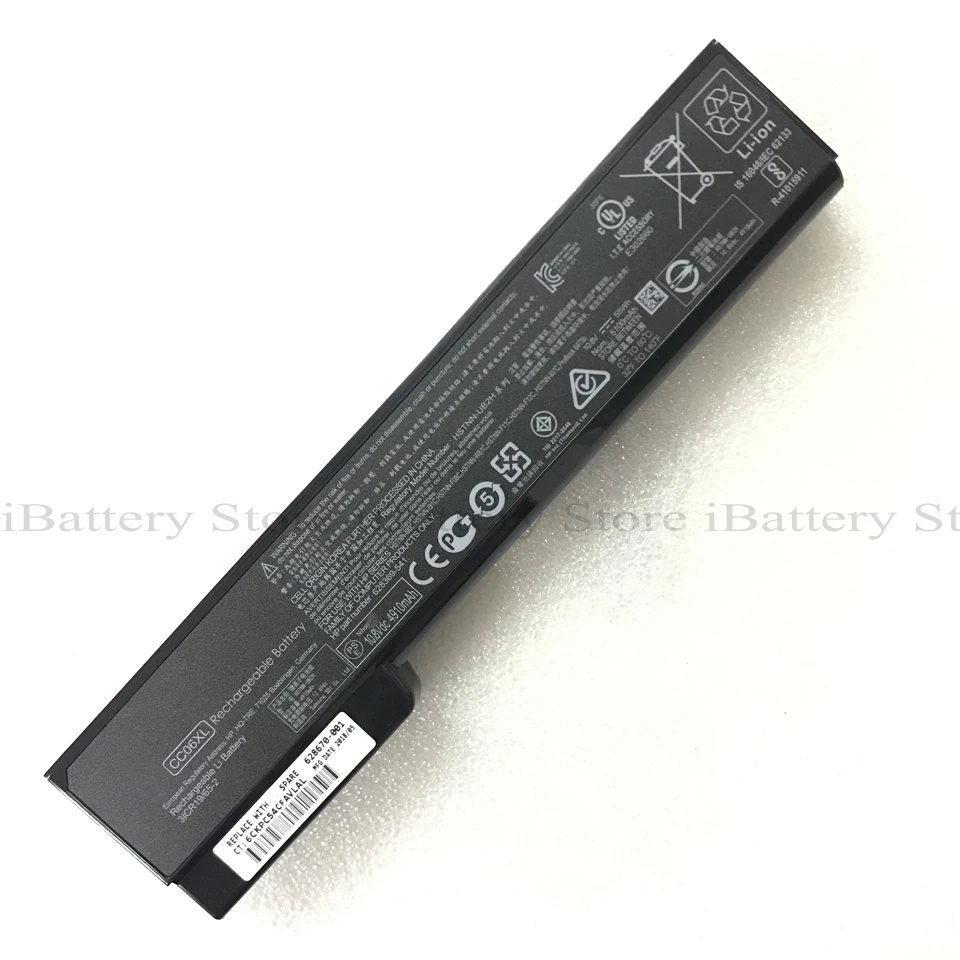 Натуральная CC06XL для струйного принтера Hp EliteBook 8460 p 8460 Вт 8560 Probook 6360b 6460b 6560b 6465b 6565b 6475b 6570 p серии HSTNN-UB2H 628369-541