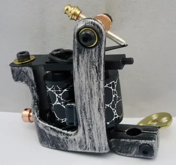 

10Pcs/lot Pro Casting Iron Tattoo Machine 10 Wraps coil stainless steel Tattoos Body Art Gun Coil Machine LPC-ITM-7023-18R