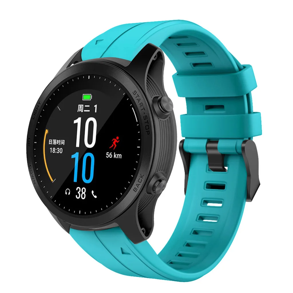 Силиконовый ремешок на запястье для мужчин, Т-образный ремешок для Garmin Forerunner 945, Смарт-часы, спортивные роскошные часы, браслет для женщин и мужчин 19Jun21