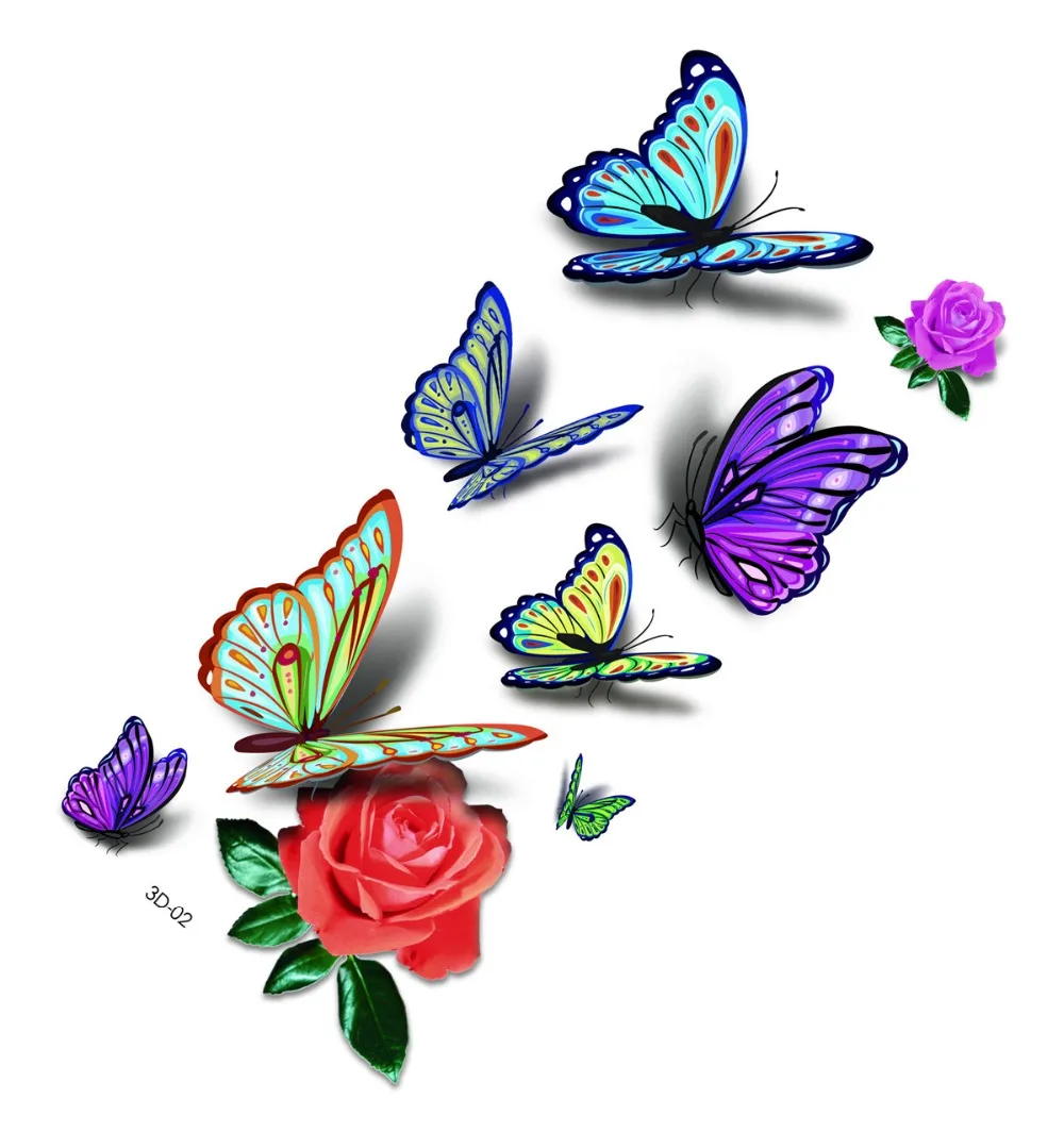 green butterfly tattoos promotion shop for promotional green butterfly tattoos promotion shop for promotional