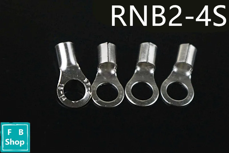 

RNB2-4S 4mm Wire Connector Ring Dia Non-insulated Terminal for 16-14 AWG