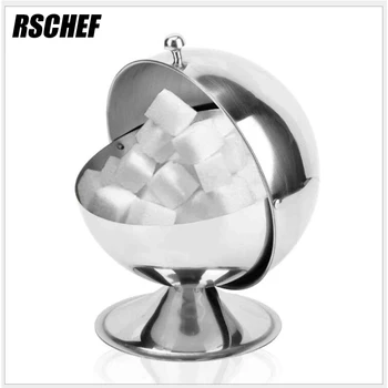 

1pcs Spice Jar Seasoning Box Kitchen Spice Storage Bottle Jars Transparent Stainless Steel Salt Pepper Cumin Powder Box Tool