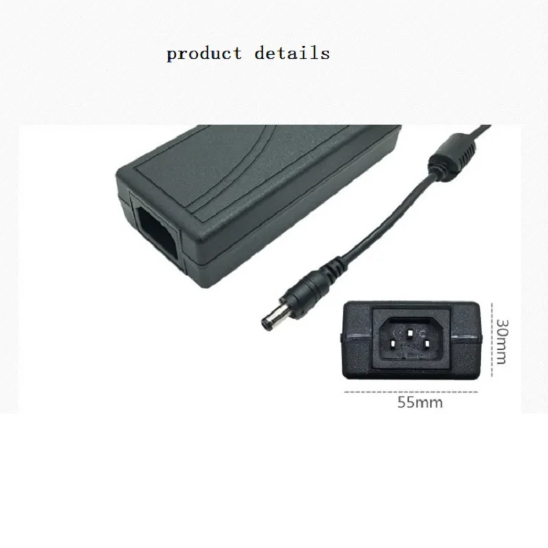 EU/US/UK Plug DC12V 5A Мощность адаптеры питания Порты и разъёмы 5 мм x 2 для ЖК дисплей