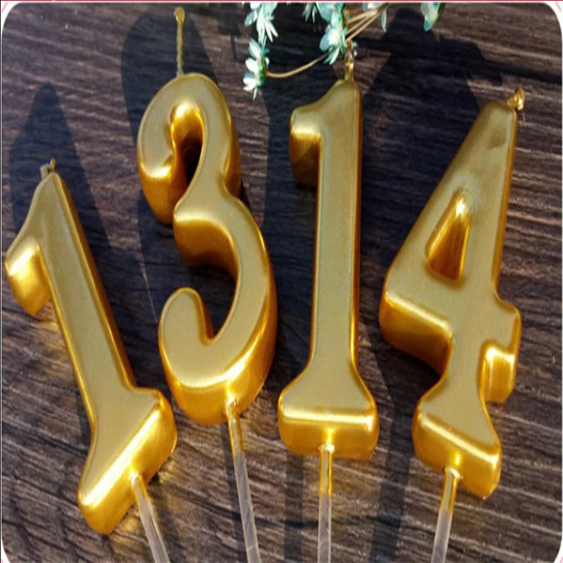 

Glittering Mini 0~9 Digital Birthday Candles for Kids Birthday Cake Decor Wedding Party Birthday Cake Baking Cake Accessories